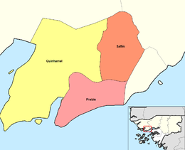 Regione di Biombo – Mappa