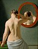 C.W. Eckersberg: Woman Standing in Front of a Mirror, 1841
