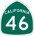 State Route 46 marker