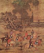 Pintura sobre seda de Chao Yen (siglo X).