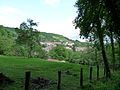 Le village de Charmes-la-Côte vu du Paquis