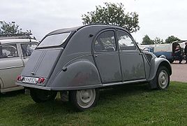 2CV AZA 1960s rear