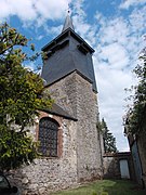 La tour-clocher de la collégiale St Pierre