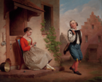 Courtship in New Amsterdam (Fancis W. Edmonds)