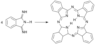 Phthalocyanin-Synthese mit 1,3-Diiminoisoindolin