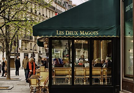 Les Deux Magots.