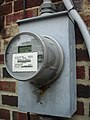 Newer retrofitted U.S. domestic digital electricity meter Elster REX[99] with 900MHz[100] mesh network topology for automatic meter reading and "EnergyAxis" time-of-use metering.[101][102][103]
