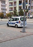 Ford Tourneo Courrier de la police turque.