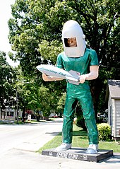 The Gemini Giant in Wilmington, Illinois U.S. Route 66.