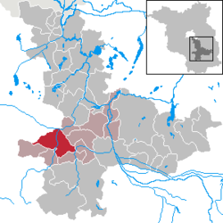 Golßen – Mappa