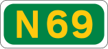 N69 road shield}}