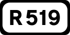 R519 road shield}}