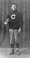 Jim Thorpe in his "Carlisle Indians" football uniform. c. 1909
