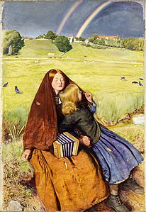 The Blind Girl, by John Everett Millais