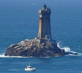 Phare de la Vieille ohne Versorgungsturm im Oktober 2011