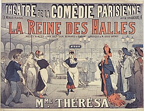 La Reine des halles au théâtre de la Comédie-Parisienne (1881).