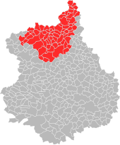 Carte de la communauté d'agglomération du Pays de Dreux (2018).