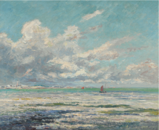 Marée basse à Kerhostin Maxime Maufra, 1913 Collection privée, Vente 2016