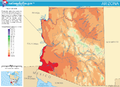 Image 10Arizona's average rainfall (from Geography of Arizona)