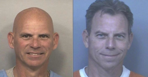 Mugshots of Lyle and Erik, two middle-aged white men.