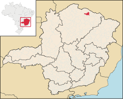 Location in Minas Gerais state