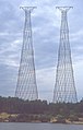 Shukhov towers on the Oka River, 1994