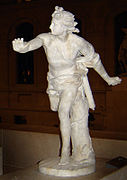 Apolo persiguiendo a Dafne, en el Louvre
