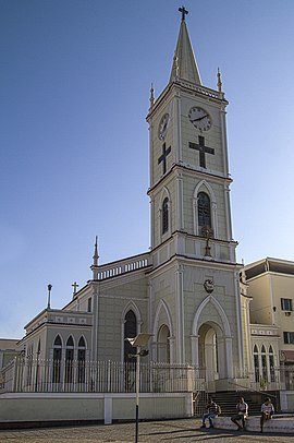 Igreja da Matriz (São João Batista), na Praça da Matriz, um dos pontos turísticos da cidade. Foto: Gláucio Burle