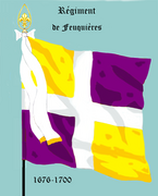 Drapeau d'ordonnance du régiment de Feuquières.