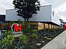 A photograph of Riot Games's headquarters in West Los Angeles