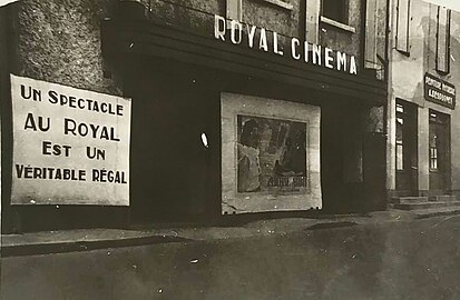 Ancien Royal Cinéma au n°11 rue Maréchal-Bosquet.