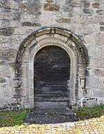 Portail roman de l'église.