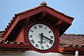 L'horloge de l'église Saint-Martin.