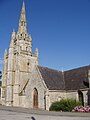 La chapelle Saint-Nicodème et son clocher.