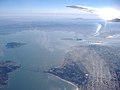 View of the bridge from a plane