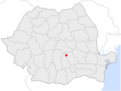 Location of Sinaia