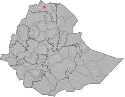 Location of Tahtay Koraro