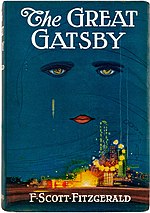 The cover of 1925 book The Great Gatsby