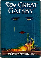 The Great Gatsby by F. Scott Fitzgerald, dust jacket art by Francis Cugat, 1925