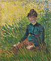 Woman Sitting in the Grass 1887 Private collection (F367)