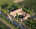 L'Abbazia di San Giovanni Battista in Valsenio: veduta aerea.