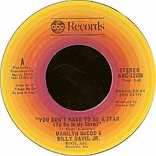 Side A of the US single