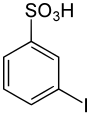 Struktur von 3-Iodbenzolsulfonsäure