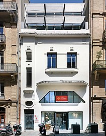 L'ancien siège de La Dépêche, Façade rue Rivals à Toulouse.