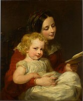 A mother and a child, 1841