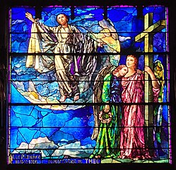 "Belief in the Resurrection" - Apse Window by John La Farge, in memory of Nathaniel Griswold Lorillard