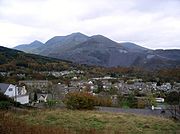 Bethesda & the Quarry in Winter.