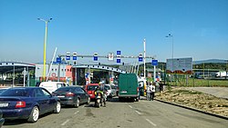 Border Post entering Slovakia at Vyšné Nemecké