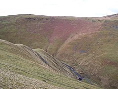 Footbridge viewed from above Spit Hopes