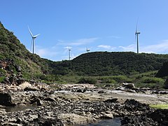 Burgos Wind Farm hill view